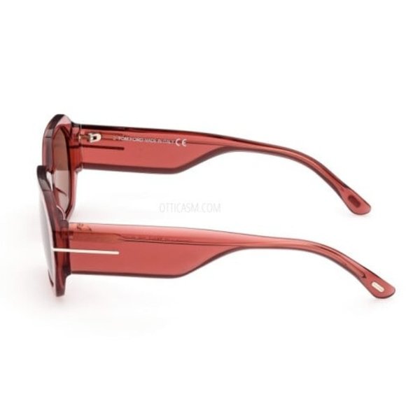 NEW TOM FORD WOMEN PINK SUNGLASSES TOM FORD VERONIQUE-02 TF917 72E  FT0917/S main image 3